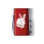 Нож Victorinox Spartan Zodiac Red "Водяний Кролик" (1.3603_Z2030u)