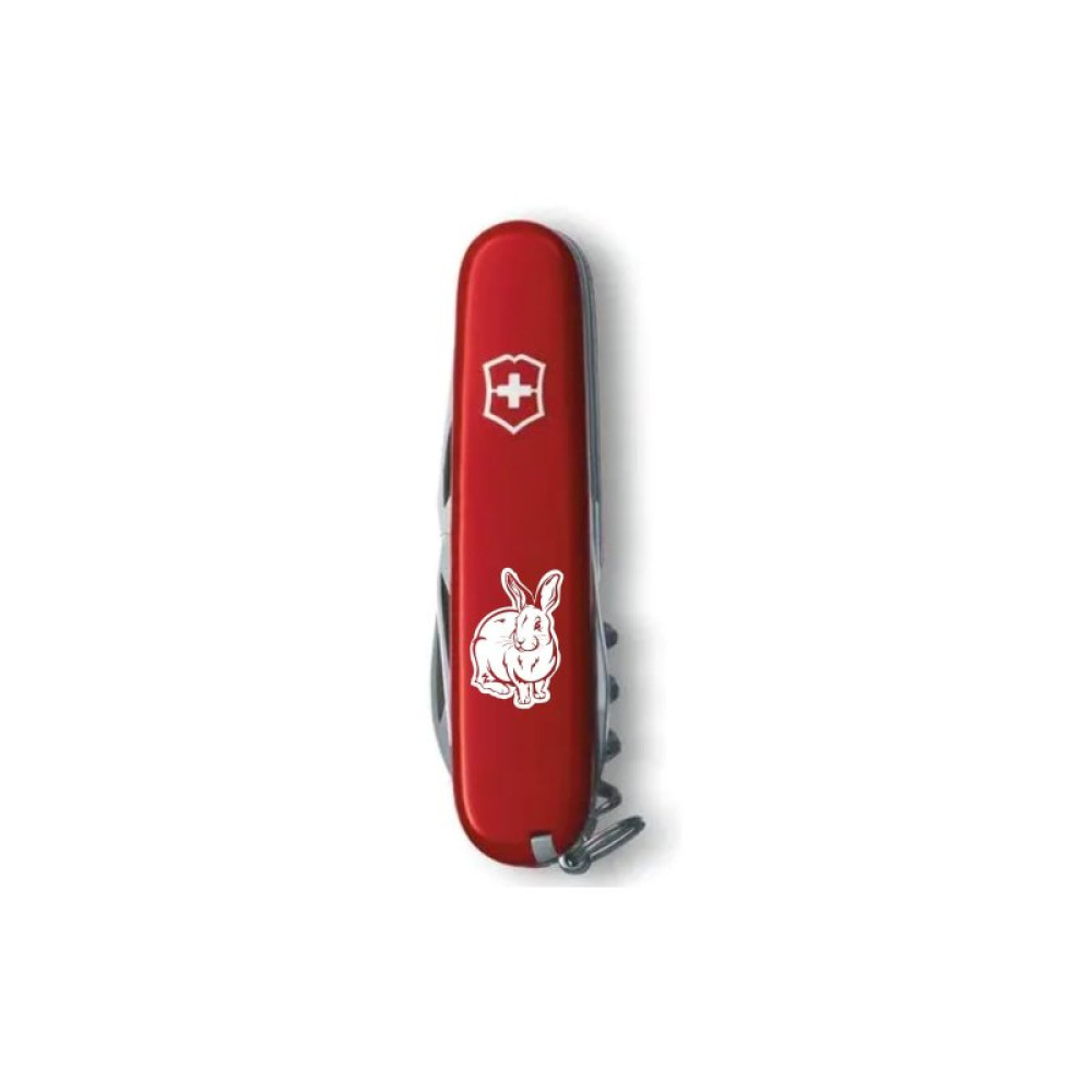 Нож Victorinox Spartan Zodiac Red "Водяний Кролик" (1.3603_Z2030u)