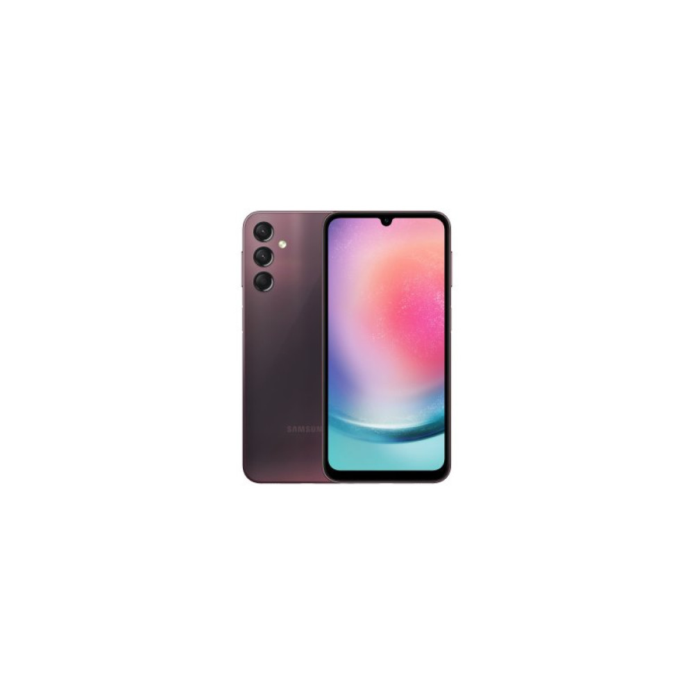 Мобільний телефон Samsung Galaxy A24 6/128Gb Dark Red (SM-A245FDRVSEK)