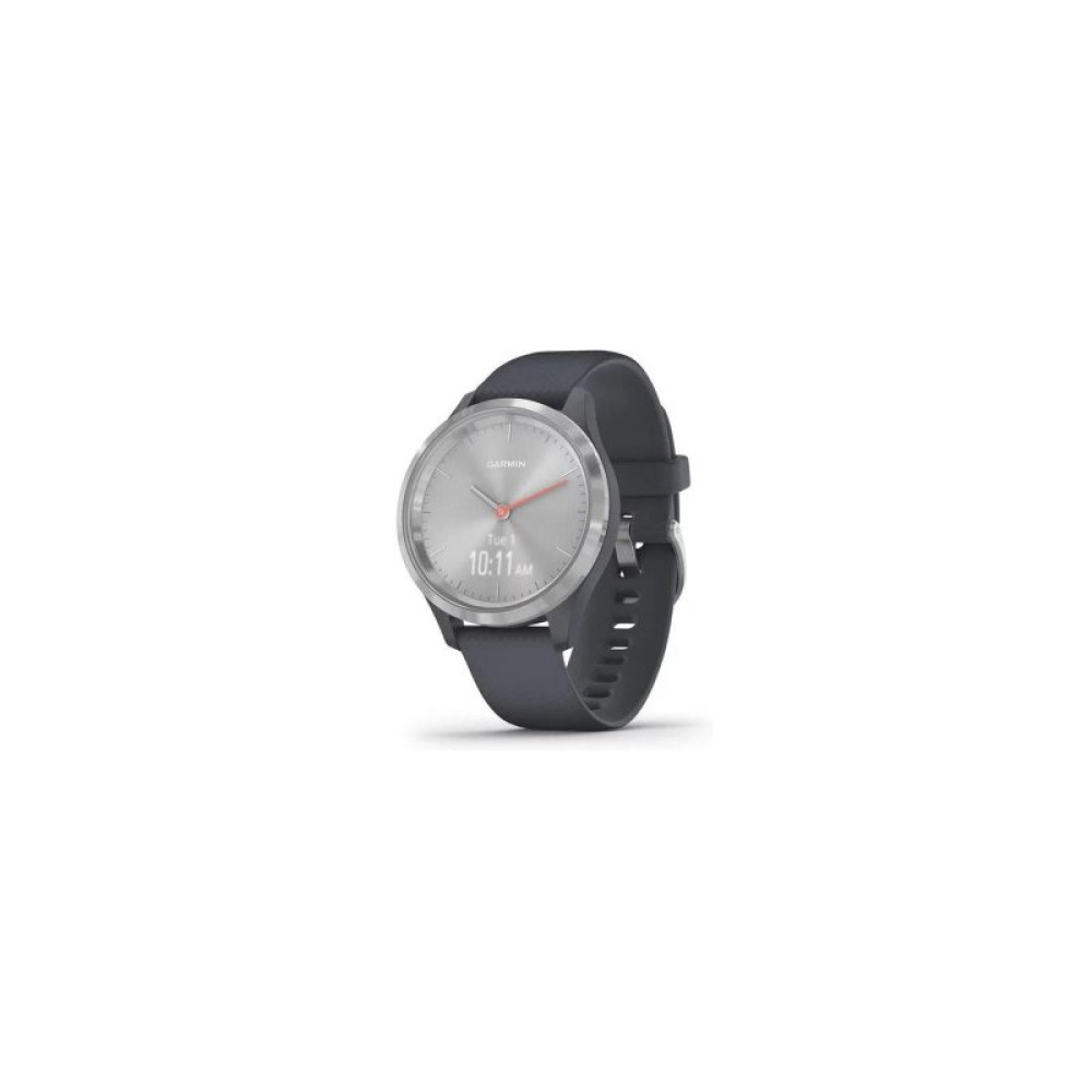 Смарт-часы Garmin vivomove 3S, Silver, Granite Blue, Silicone, (010-02238-00)