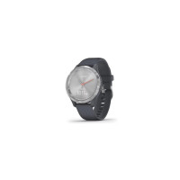 Смарт-часы Garmin vivomove 3S, Silver, Granite Blue, Silicone, (010-02238-00)