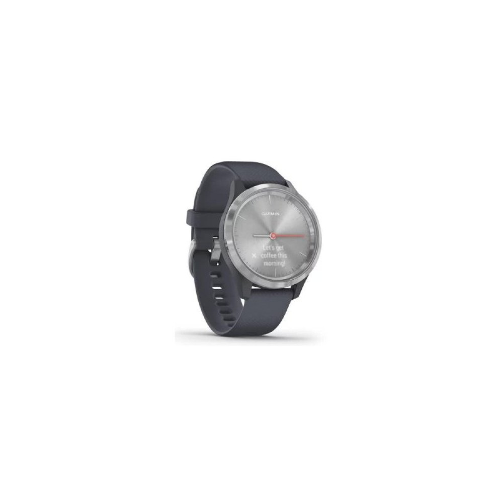 Смарт-часы Garmin vivomove 3S, Silver, Granite Blue, Silicone, (010-02238-00)