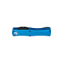 Нож Microtech Hera Double Edge Black Blade FS Serrator Blue (702-3BL)