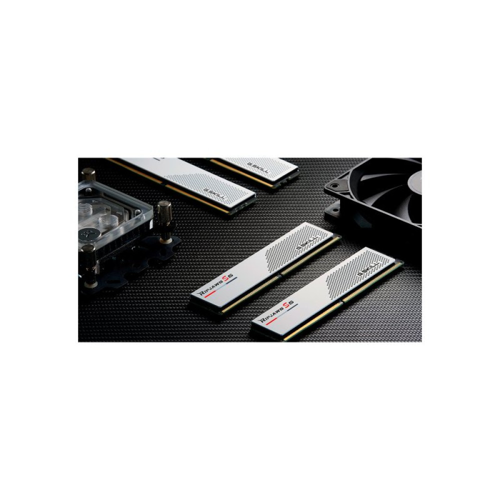 Модуль пам'яті для комп'ютера DDR5 64GB (2x32GB) 6000 MHz Ripjaws S5 G.Skill (F5-6000J3040G32GX2-RS5W)