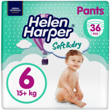 Подгузник Helen Harper Soft&Dry XL Размер 6 (+15 кг) 36 шт (5411416061229) (271444)