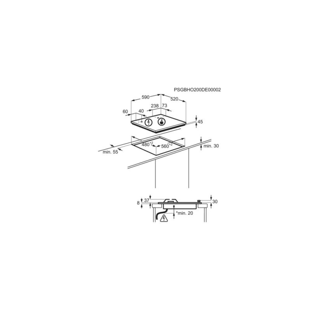 Варочна поверхня Electrolux KGG64362K