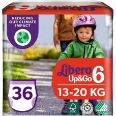 Подгузник Libero UpGo 6 13-20 кг 36 шт (7322541090344) Подгузник Libero UpGo 6 13-20 кг 36 шт (7322541090344)