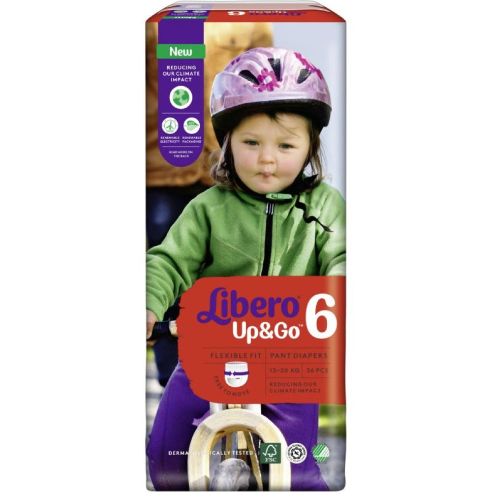 Підгузок Libero UpGo 6 13-20 кг 36 шт (7322541090344) Підгузок Libero UpGo 6 13-20 кг 36 шт (7322541090344)