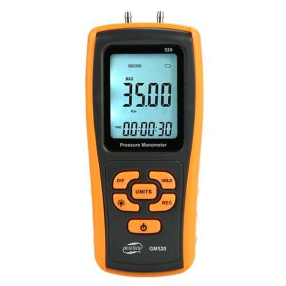 Манометр Benetech дифференциальный, USB (GM520)