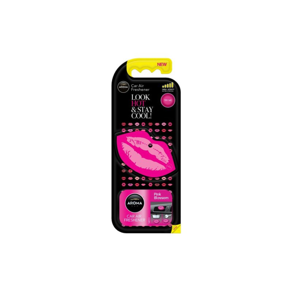 Ароматизатор для автомобіля Aroma Car Lips - Pink Blossom (925593)