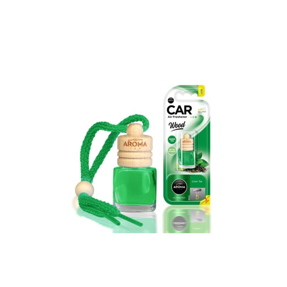 Ароматизатор для автомобіля Aroma Car Wood - Green Tea 6 мл (631197)