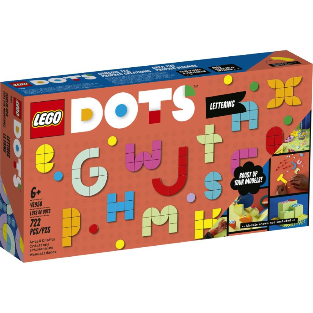 Конструктор LEGO DOTS Большой набор тайлов: буквы 722 детали (41950)