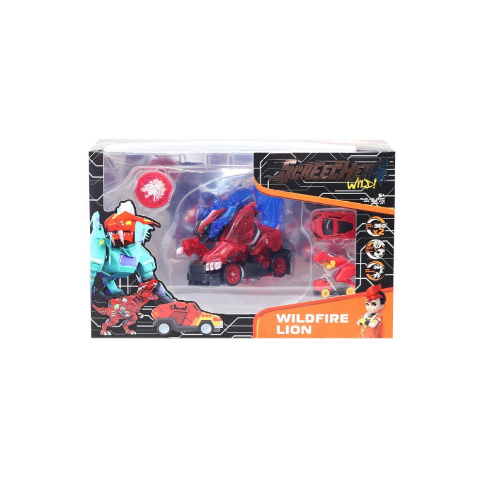 Трансформер Screechers Wild ! S4 L3S - Вайлдфаєр Лаєн Преміум (EU685302S)