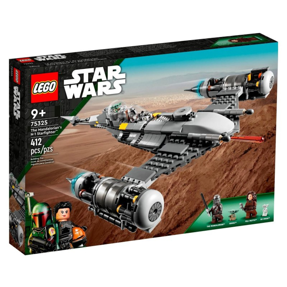 Конструктор LEGO Star Wars Мандалорський зоряний винищувач N-1, 412 деталей (75325)