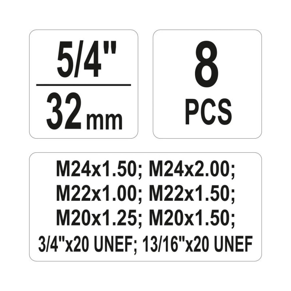 Набір інструментів Yato для ремонту різьби на болтах YT-17695 (YT-17695)
