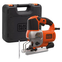 Электролобзик Black&Decker 50 Вт, 1000 - 3100 ход/мин, 2.2 кг, кейс (BES610K)