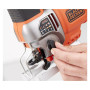Электролобзик Black&Decker 50 Вт, 1000 - 3100 ход/мин, 2.2 кг, кейс (BES610K)