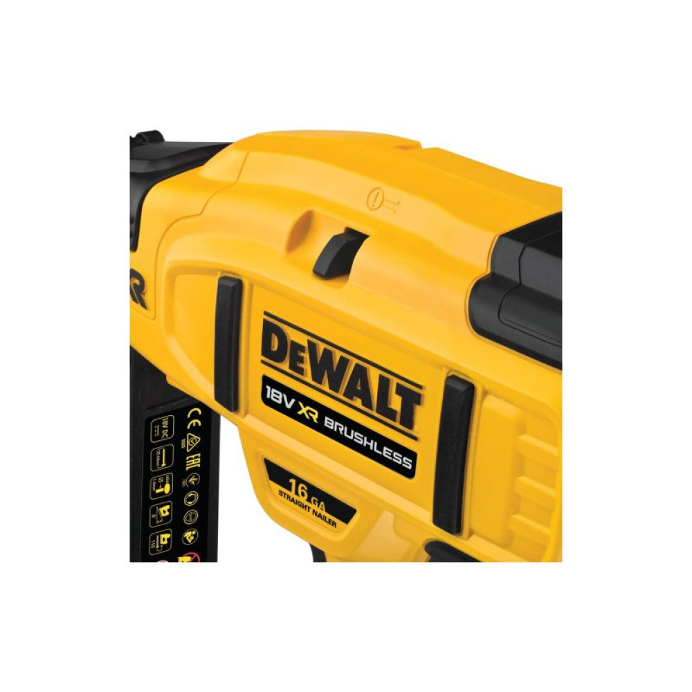 Цвяхозабивач DeWALT 18В, діаметр/довжина цвяха 1.6/63 мм, (без АКБ та ЗП) (DCN662N)