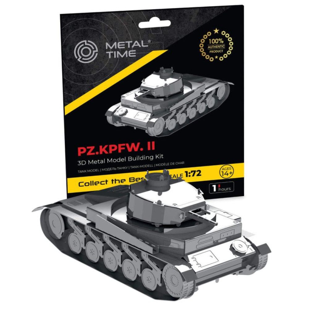 Конструктор Metal Time коллекционная модель Pz.Kpfw. II (MT060)
