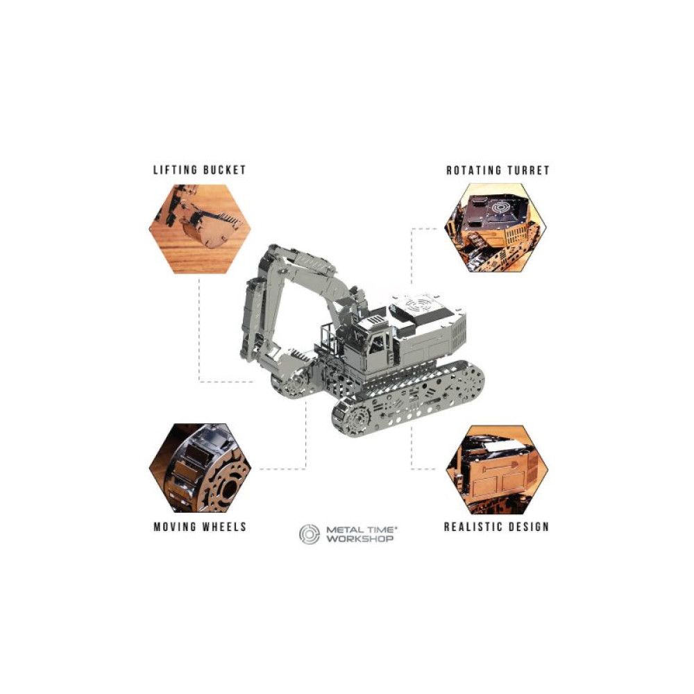 Конструктор Metal Time коллекционная модель Tireless Digger (MT043)