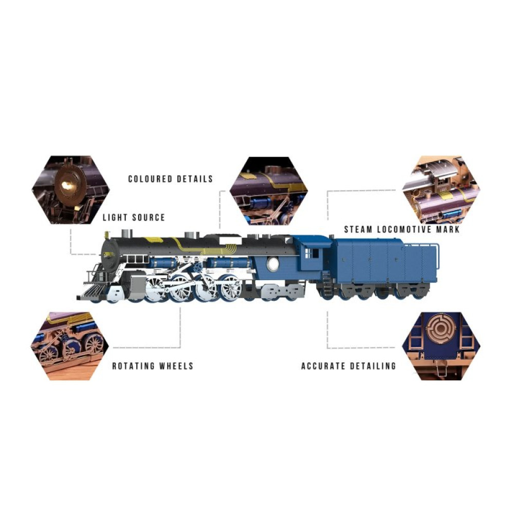 Конструктор Metal Time коллекционная модель Polar Steel color (MT052) Конструктор Metal Time коллекционная модель Polar Steel color (MT052)