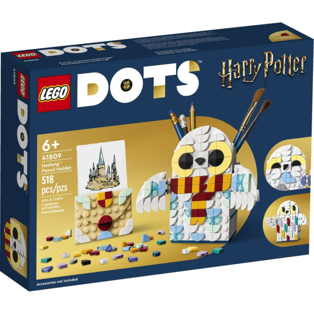 Конструктор LEGO DOTs Хедвига. Подставка для карандашей 518 деталей (41809)