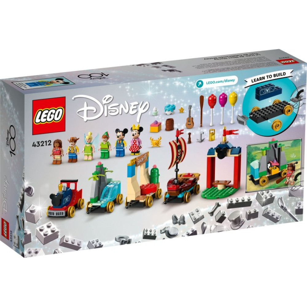 Конструктор LEGO Disney Classic Праздничный Диснеевский поезд 191 деталь (43212)