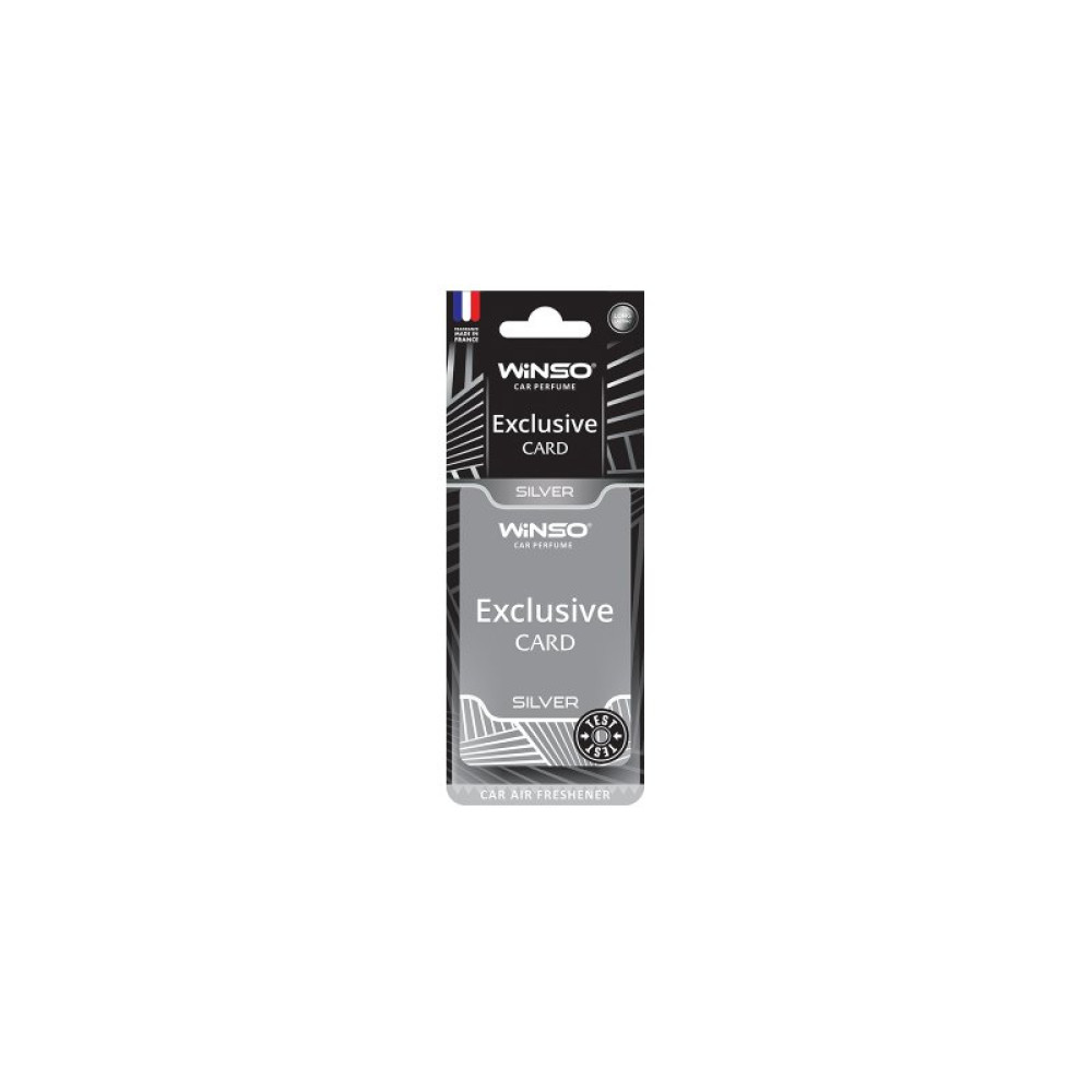 Ароматизатор для автомобіля WINSO Card Exclusive Silver (533170)