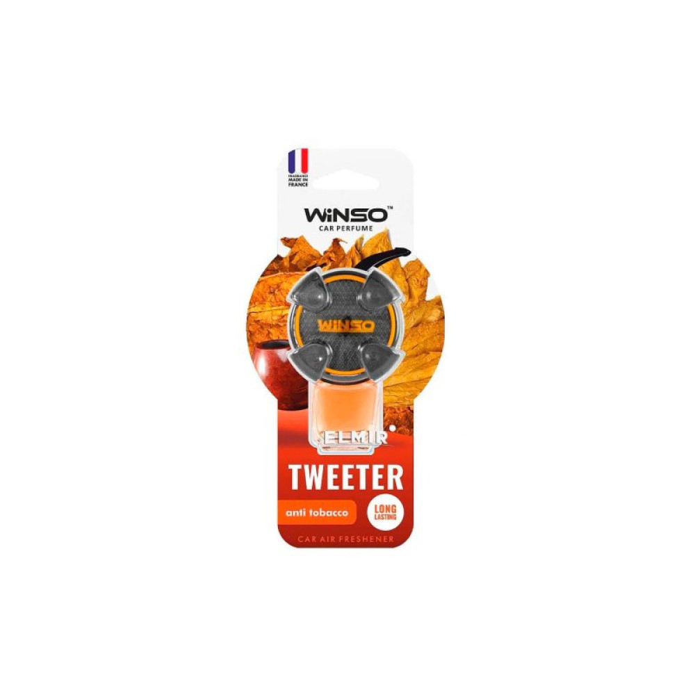 Ароматизатор для автомобіля WINSO Tweeter Anti Tobacco 8мл (530910)