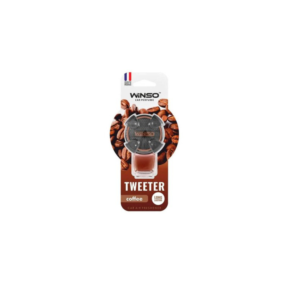 Ароматизатор для автомобіля WINSO Tweeter Coffe 8мл (530870)