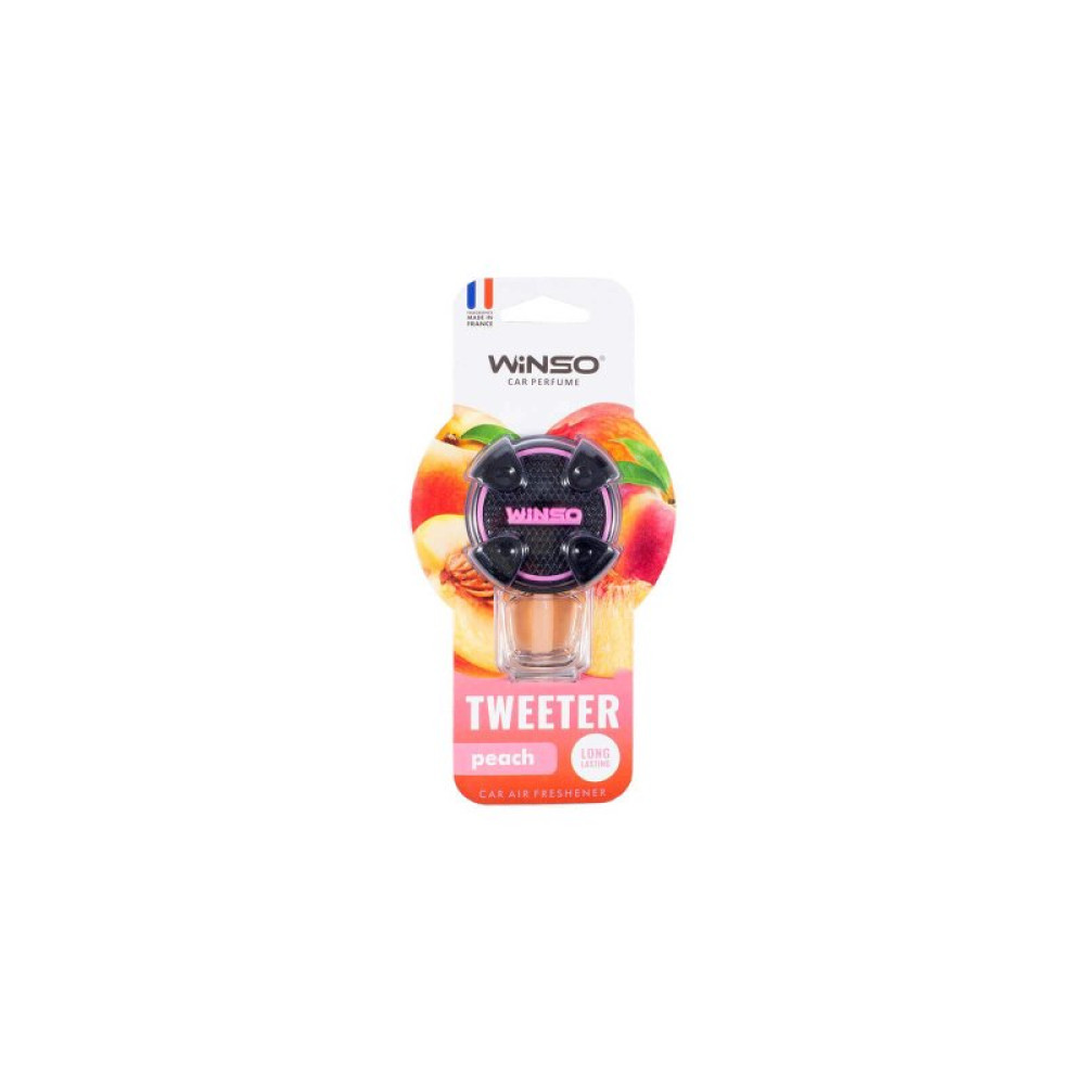 Ароматизатор для автомобіля WINSO Tweeter Peach 8мл (533190)