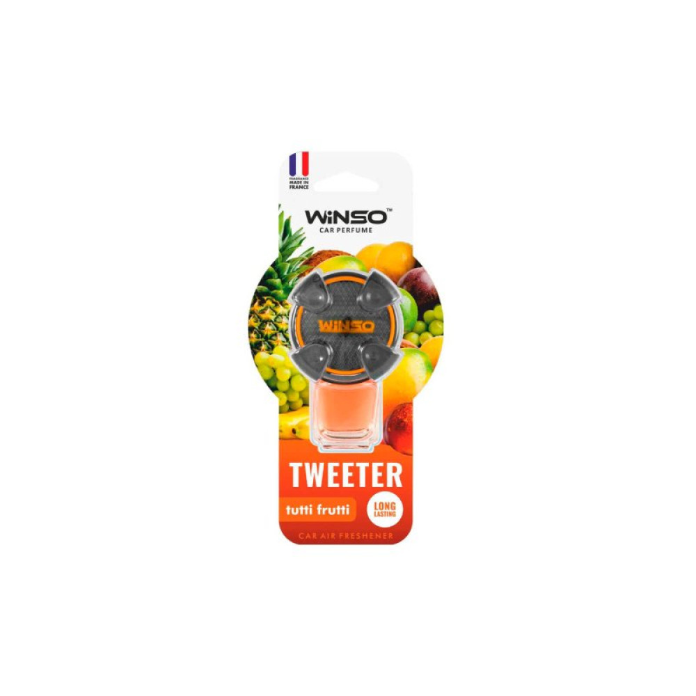 Ароматизатор для автомобіля WINSO Tweeter Tutti Frutti 8мл (530850)