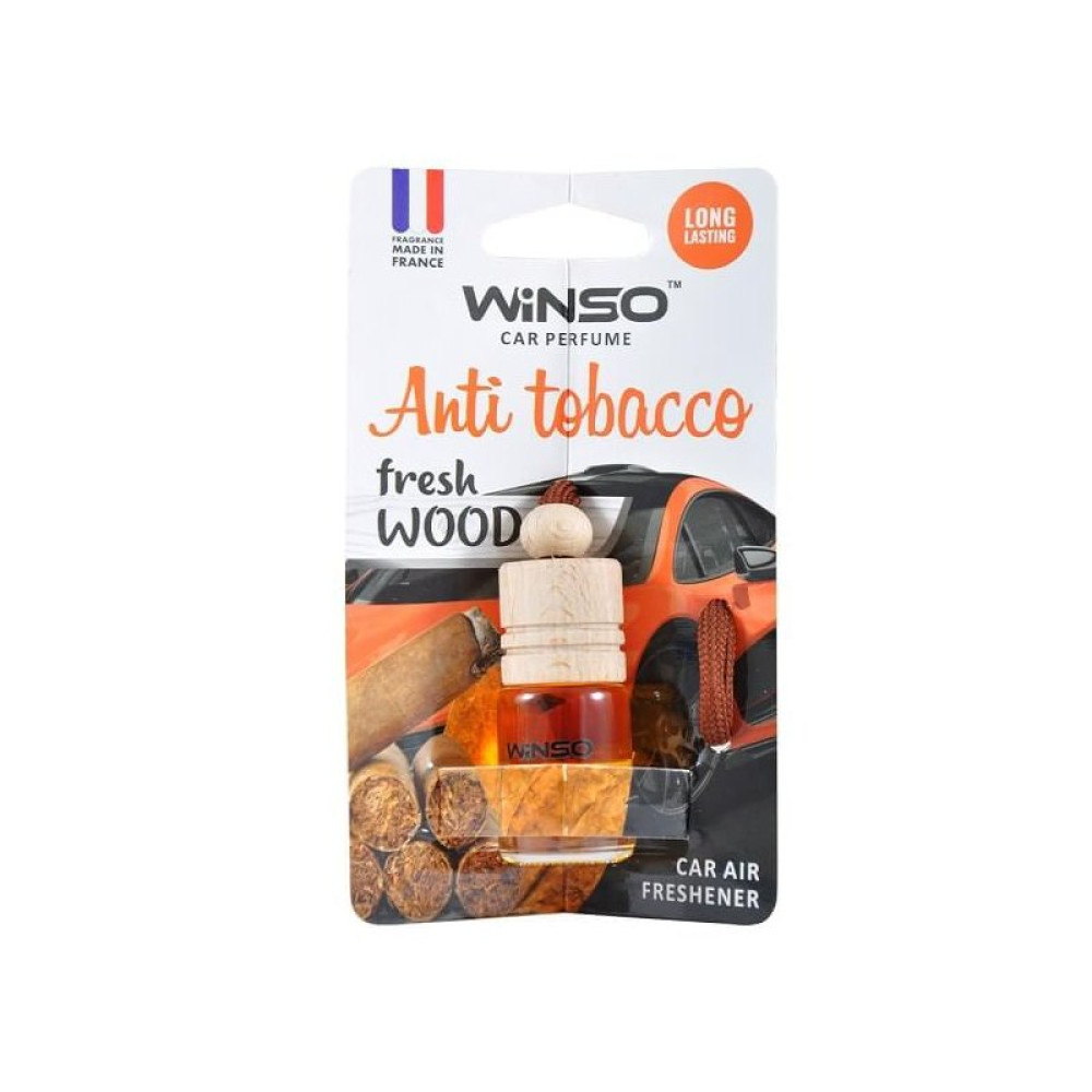 Ароматизатор для автомобіля WINSO Fresh Wood Anti Tobacco 4,5мл (530290)