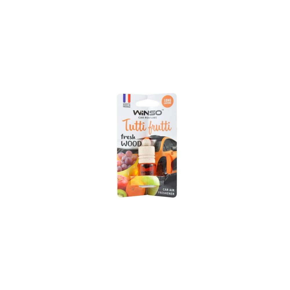 Ароматизатор для автомобіля WINSO Fresh Wood Tutti Frutti 4,5мл (530680)