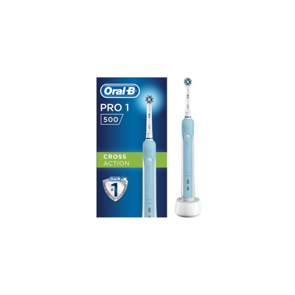 Електрична зубна щітка Oral-B Pro 500/D16.513.1U CrossAction 3756 (4210201851813)