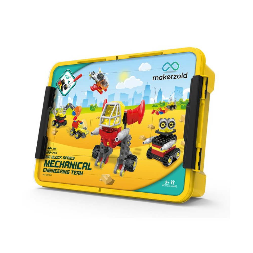 Конструктор Makerzoid Big Building Blocks-Mechanical Engineering Team (MKZ-OBK-MET) Конструктор Makerzoid Big Building Blocks-Mechanical Engineering Team (MKZ-OBK-MET)