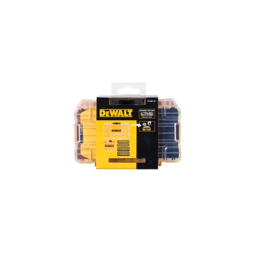 Ящик для інструментів DeWALT для біт системи TSTAK Tough Case S з футляром та касетами для біт 4 шт. (DT70801)