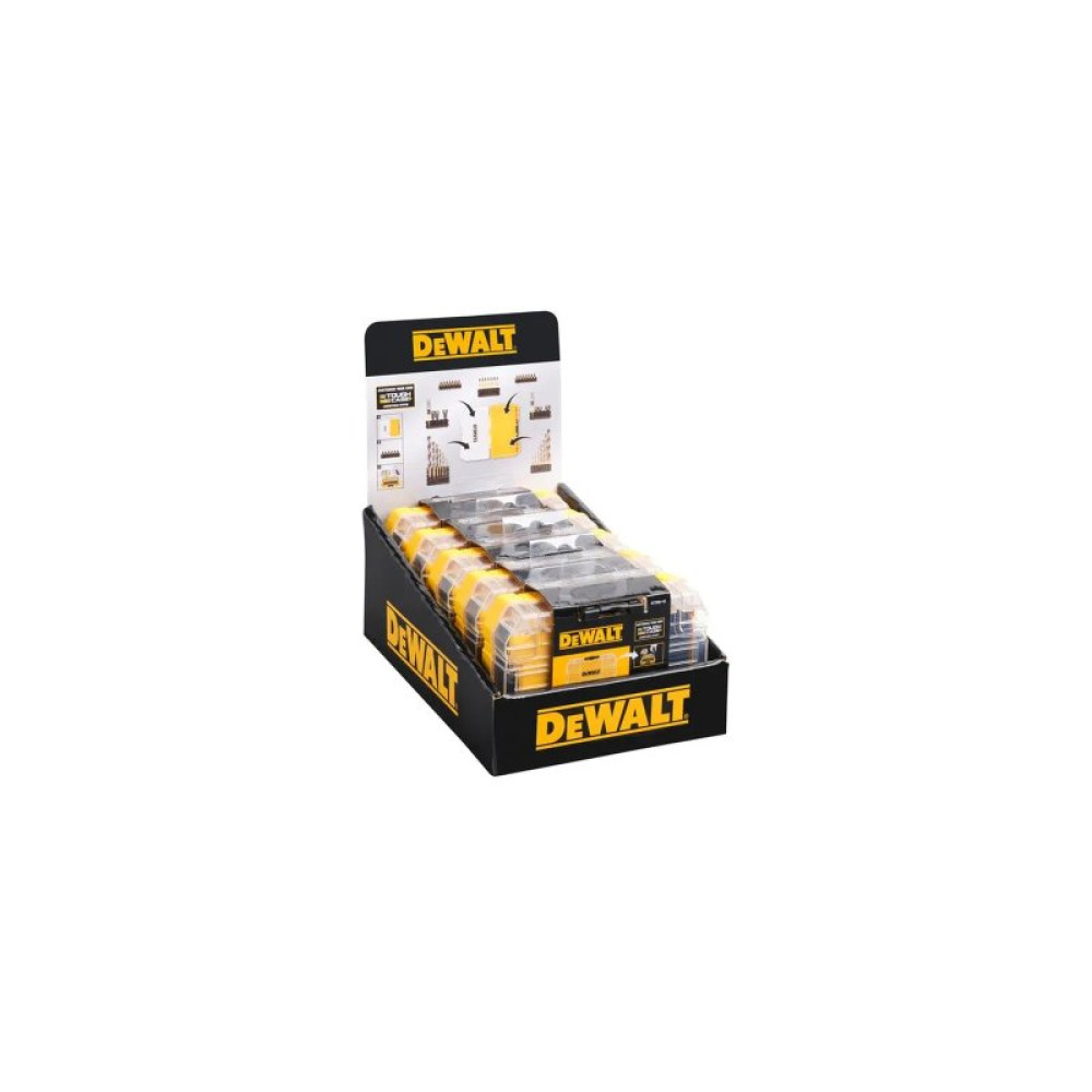 Ящик для інструментів DeWALT для біт системи TSTAK Tough Case S з футляром та касетами для біт 4 шт. (DT70801)