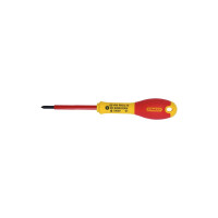 Отвертка Stanley электрика FatMax VDE 1000V изолированная с жалом под шлиц Ph0х75мм (0-65-414)