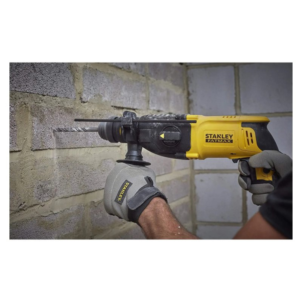 Перфоратор Stanley SDS-Plus, 800 Вт, 2.4 Дж, 3 режима, кейс (SFMEH210K)