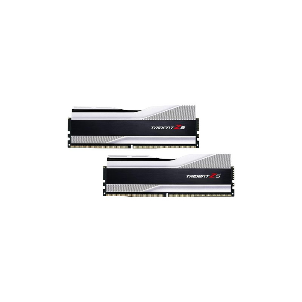 Модуль пам'яті для комп'ютера DDR5 64GB (2x32GB) 6000 MHz Trident Z5 Silver G.Skill (F5-6000J3238G32GX2-TZ5S)