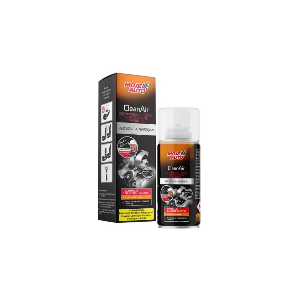 Ароматизатор для автомобіля MOJE AUTO CleanAir Black 150мл (19-595)