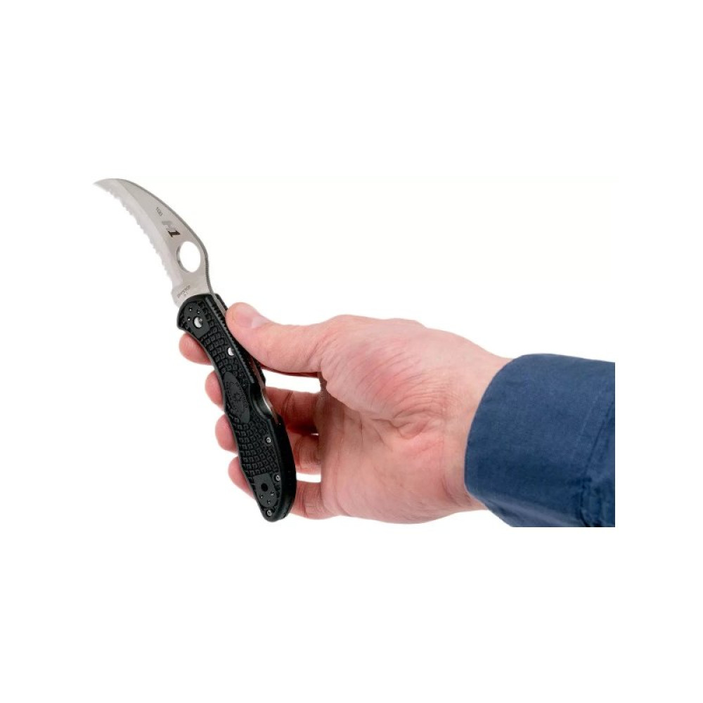 Нож Spyderco Tasman Salt 2 Serrator Black (C106SBK2)