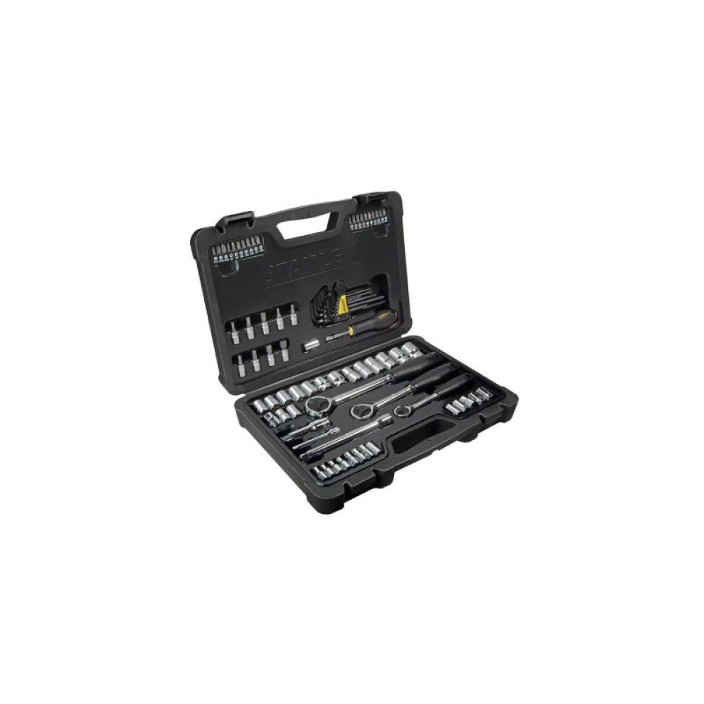 Набір інструментів Stanley Maxi-Drive торцевих 1/4", 3/8", 1/2", 80 предм. (STHT0-73930)