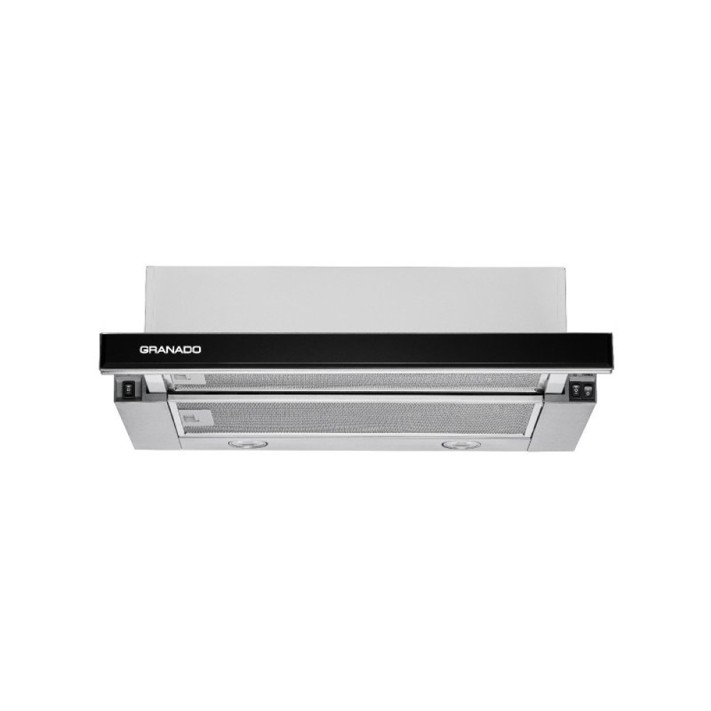 Витяжка кухонна GRANADO Telde 603-700 inox black glass (GCH136371)