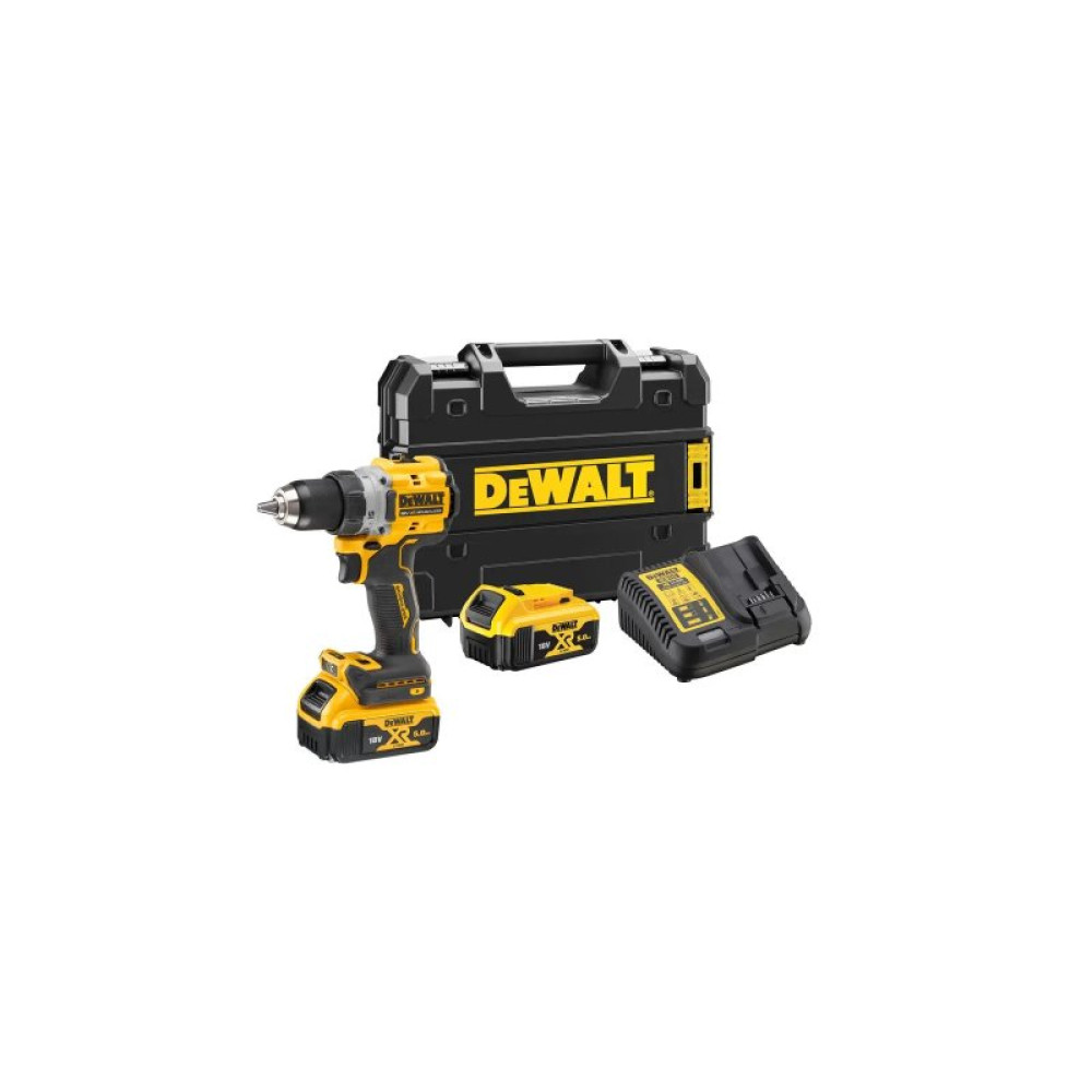Шуруповерт DeWALT XR Li-Ion 18V 5Ah, 90 Нм, 0-650/0-2000 об/мин (DCD800P2T)