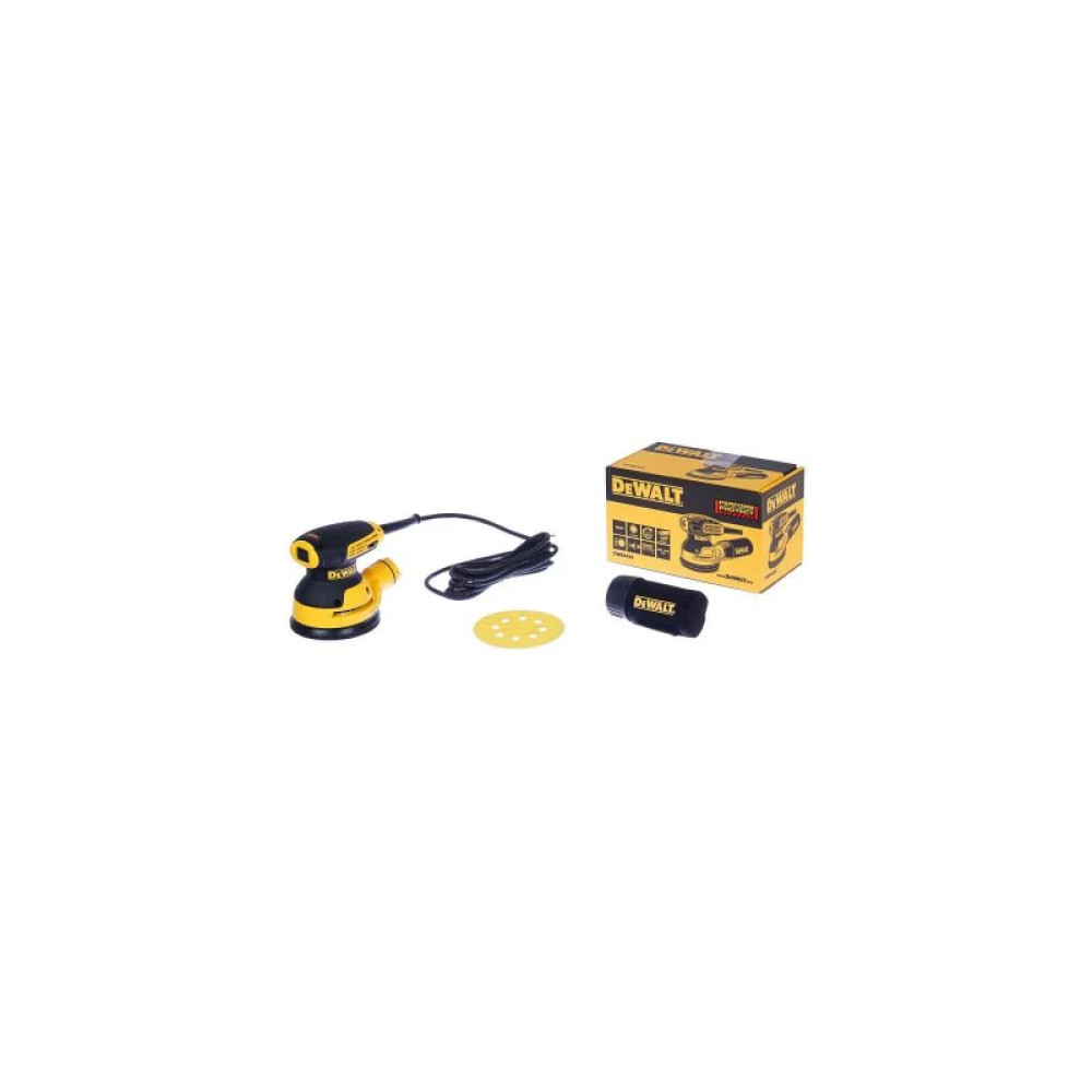 Шлифовальная машина DeWALT 280 Вт, 125 мм, 8000-12000 об/мин, 1.28 кг (DWE6423)