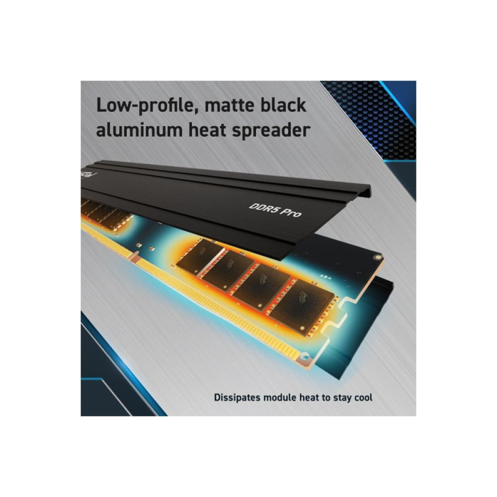 Модуль памяти для компьютера DDR5 32GB (2x16GB) 5600 MHz Pro Micron (CP2K16G56C46U5)