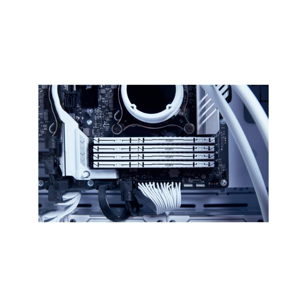 Модуль пам'яті для комп'ютера DDR5 32GB 5200 MHz Beast EXPO White Kingston Fury (ex.HyperX) (KF552C36BWE-32)