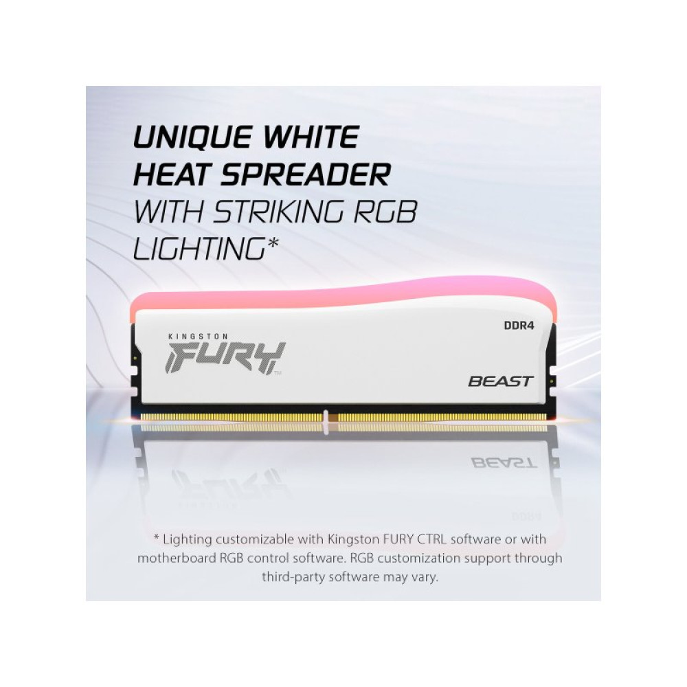 Модуль памяти для компьютера DDR4 32GB (2x16GB) 3200 MHz Beast RGB Special Edition Kingston Fury (ex.HyperX) (KF432C16BWAK2/32)